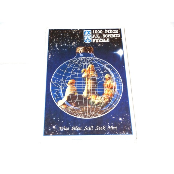 NEW FX SCHMID Wise Men Still Seek Him Nativity 1000 Puzzle Christmas Ornamen USA - Picture 1 of 8